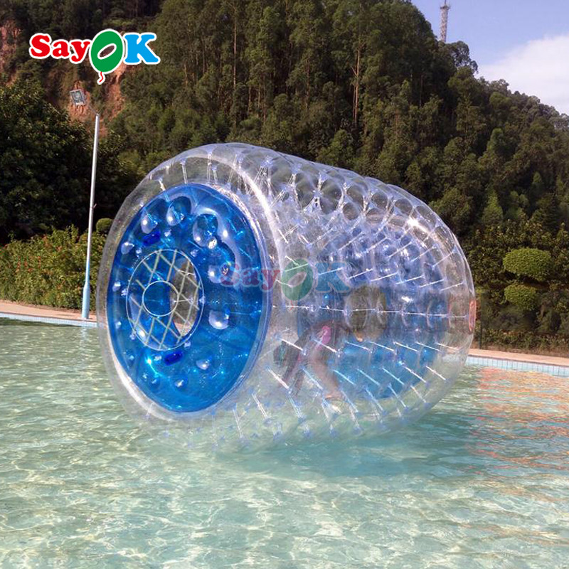 Sayok Inflatable Transparent PVC Human Hamster Rolling Zorb Roller Ball Water Walking Game Ball for Water Toys