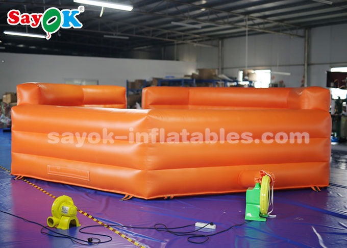 6m Outdoor Entertainment Inflatable Sports Games Football Field For Playground