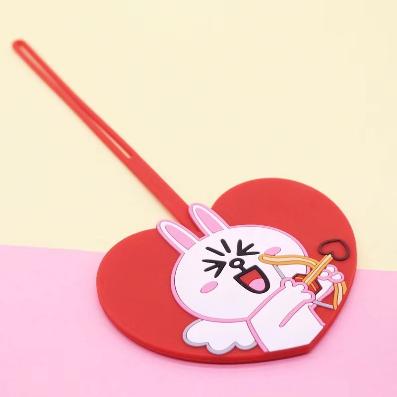 Cartoon Animal Design Silicone Luggage Tags Customized Travel ID Labels Name Card Holders