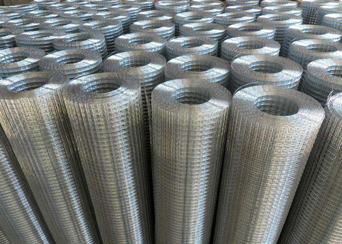 8 Gauge Galvanized Welded Wire Mesh , 2x2 Pvc Coated Welded Mesh