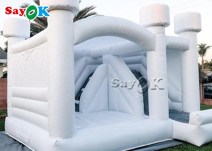 Adults 5m 16.5ft Commercial Wedding Bounce Castle With Slide