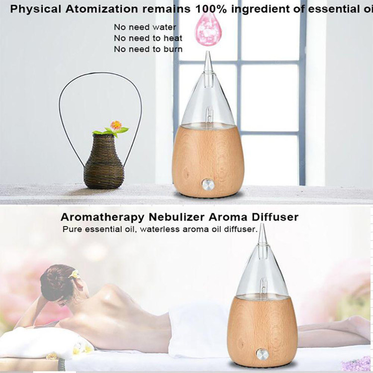 70ml 7 Color Changing Waterless Nebulizing Essential Oil Diffuser