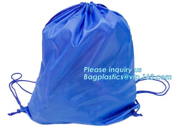 Outdoor Use 210D Sample Shoe Polyester Drawstring Bag,fashionable pattern printing polyester foldable shopping bag PACK