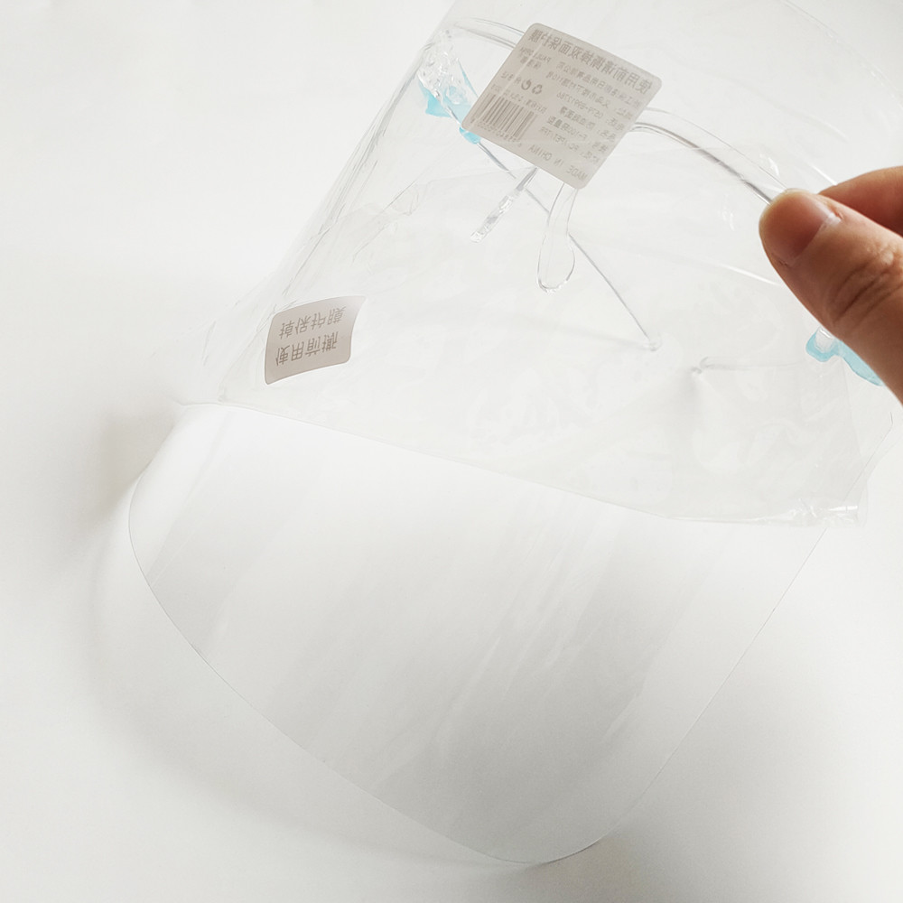 Transparent Protective PET Anti Fog Face Shield