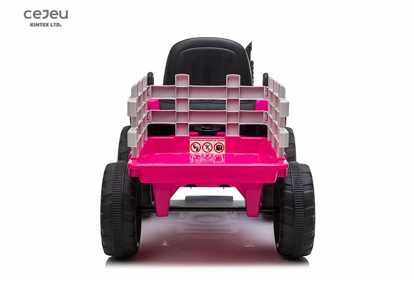 12v500ma Plastic Ride On Tractor With Hopper 8km/Hr Large Ride On Tractor