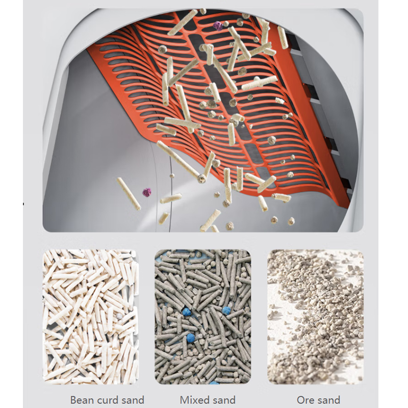 Cat Litter Box Large Automatic Self Cleaning Box with APP Control and Customized Color