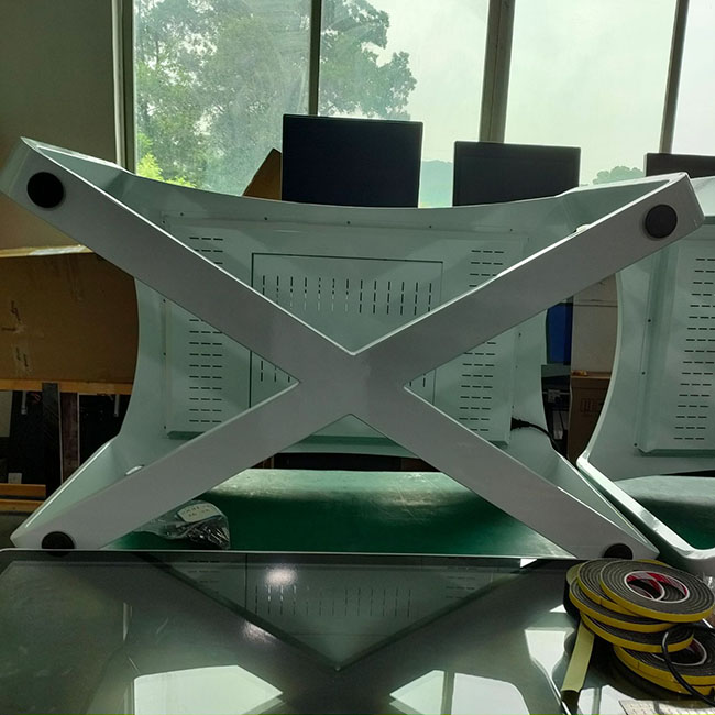 55 '' Digital Touch Screen Table LCD Table With Customized Color Bar LCD Design