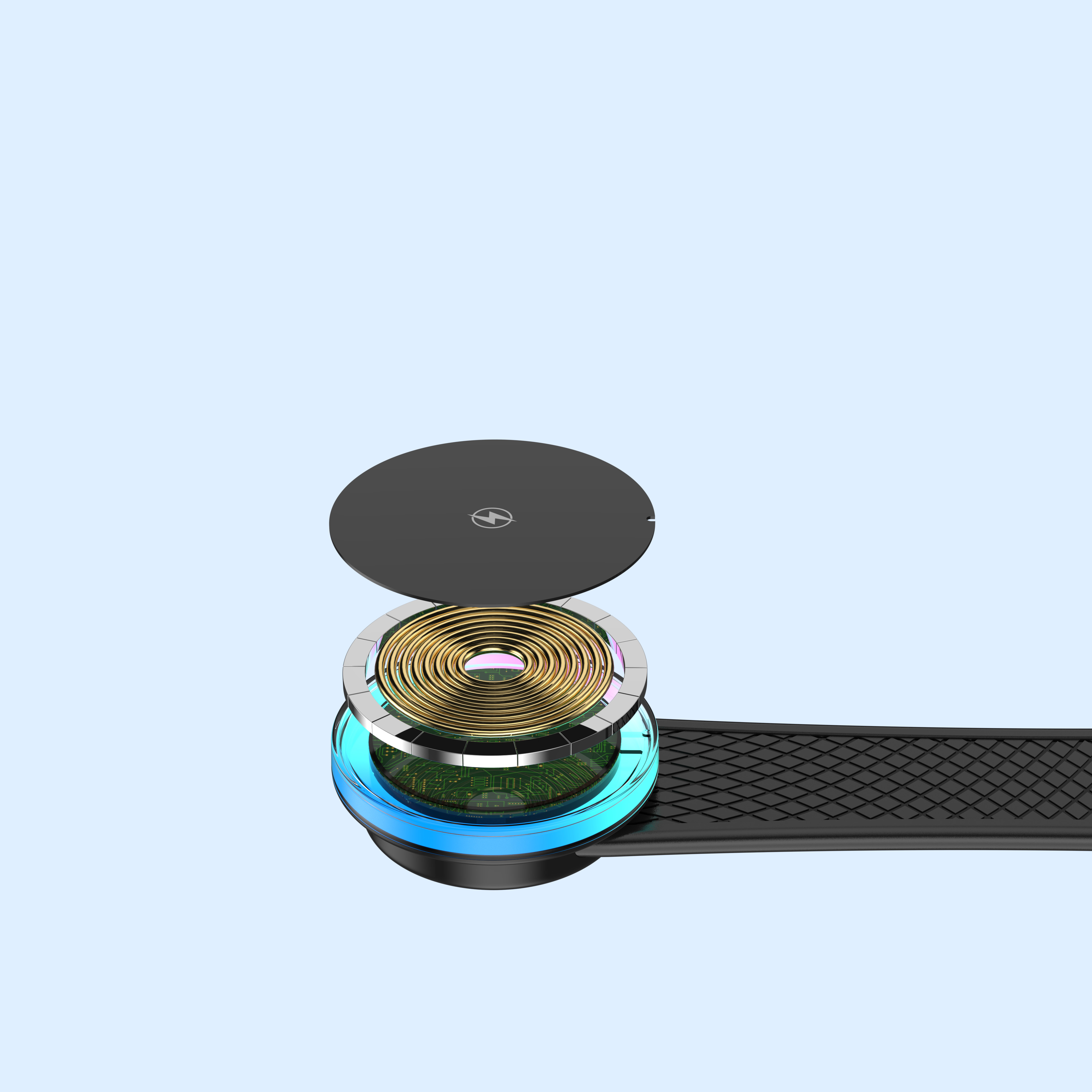 Magnetic Suction Type Vehicle-Mounted Wireless Charger for Stable Charging on the Go
