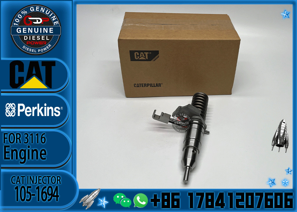 Remanufactured Common Rail Diesel Injector PUMP INJECTOR 102-7038 105-1694