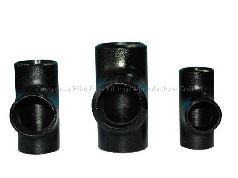 XS Sch 30 Threaded Eccentric Reducing Tee MS Equal Straight JIS2313