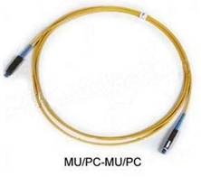 High Density Installation Fiber Optic Patchcord MU Series PVC Or LSZH Cable