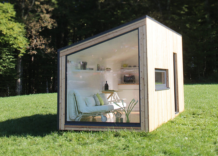 European Standard Prefab Light Steel Back Yard House Garden Studio Resort Holiday Hotel With CE Certificate