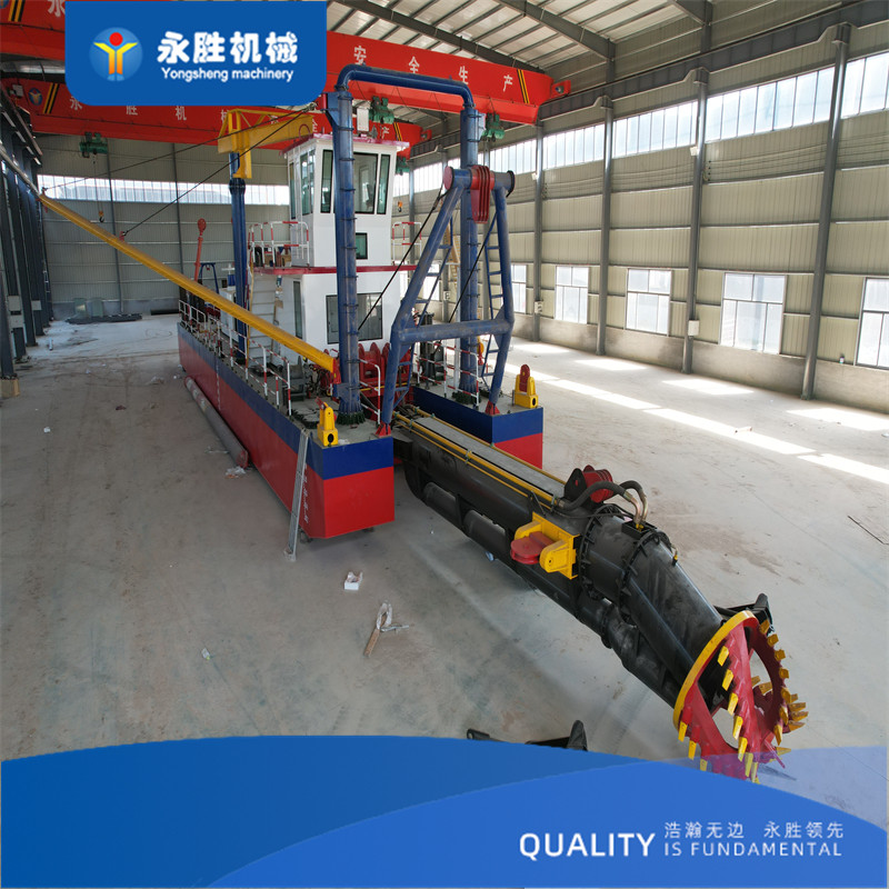 8 inch cutter suction dredger for river sediment pumping capacity 100m3/h