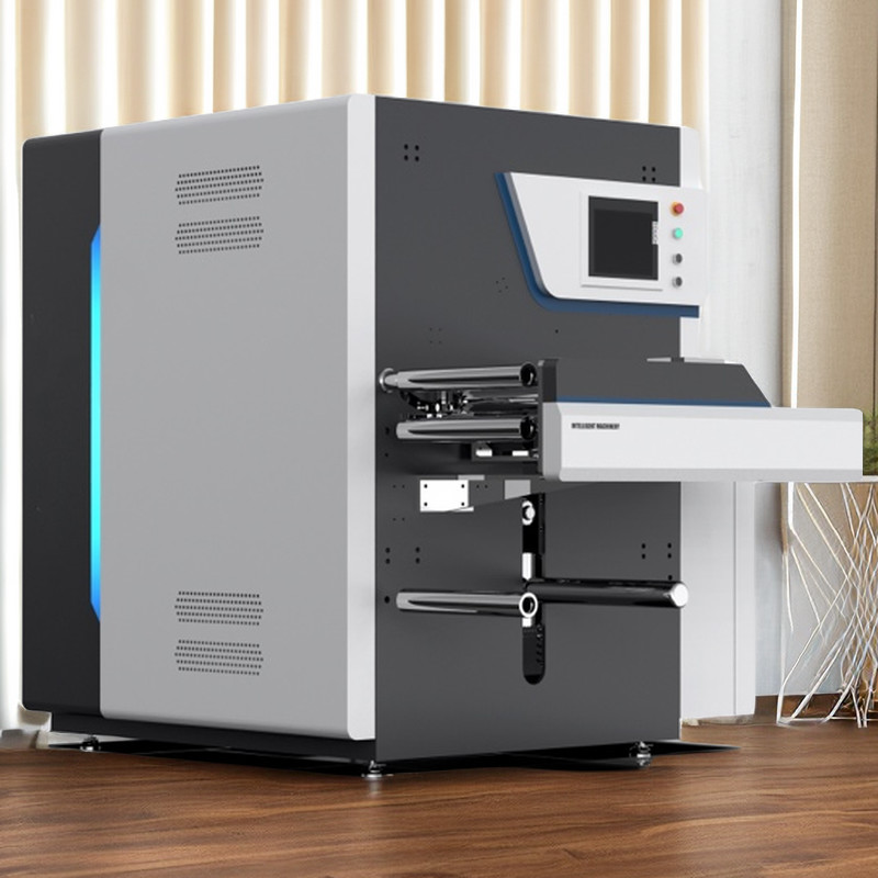 Fully Automatic High-Speed Butt Splicing And Non-Stop Winding Rewinder System With 150m / Min Narrow Web Label