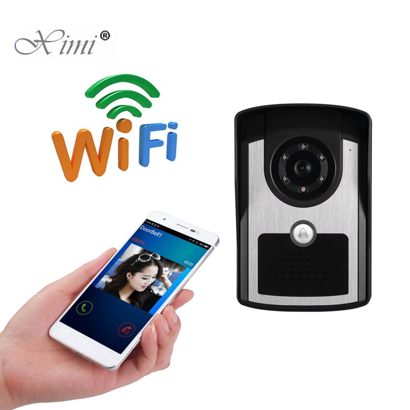 High Solution Stable Remote Control WIFI Wireless Video Door Bell Internet Video Door Phone With Free APP
