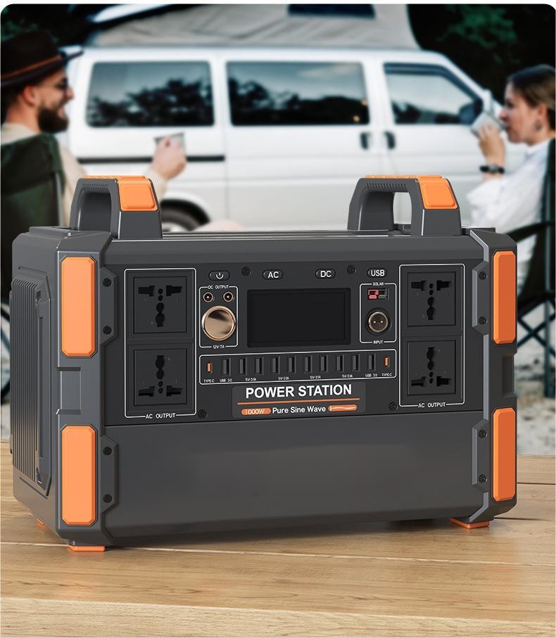 999Wh 1000 Watt Outdoor Battery Power Supply 10W Wireless Charging