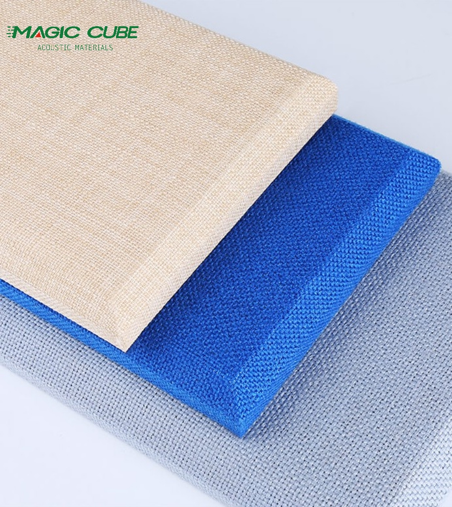 Soundproof Fabric Wrapped Acoustic Panel For Modern Design Wall Decoration