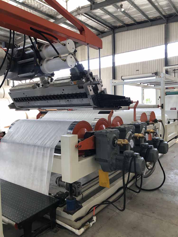 Winding Device Winder Coiler PE Sheet Fabric Carpet Turf Winding Machine