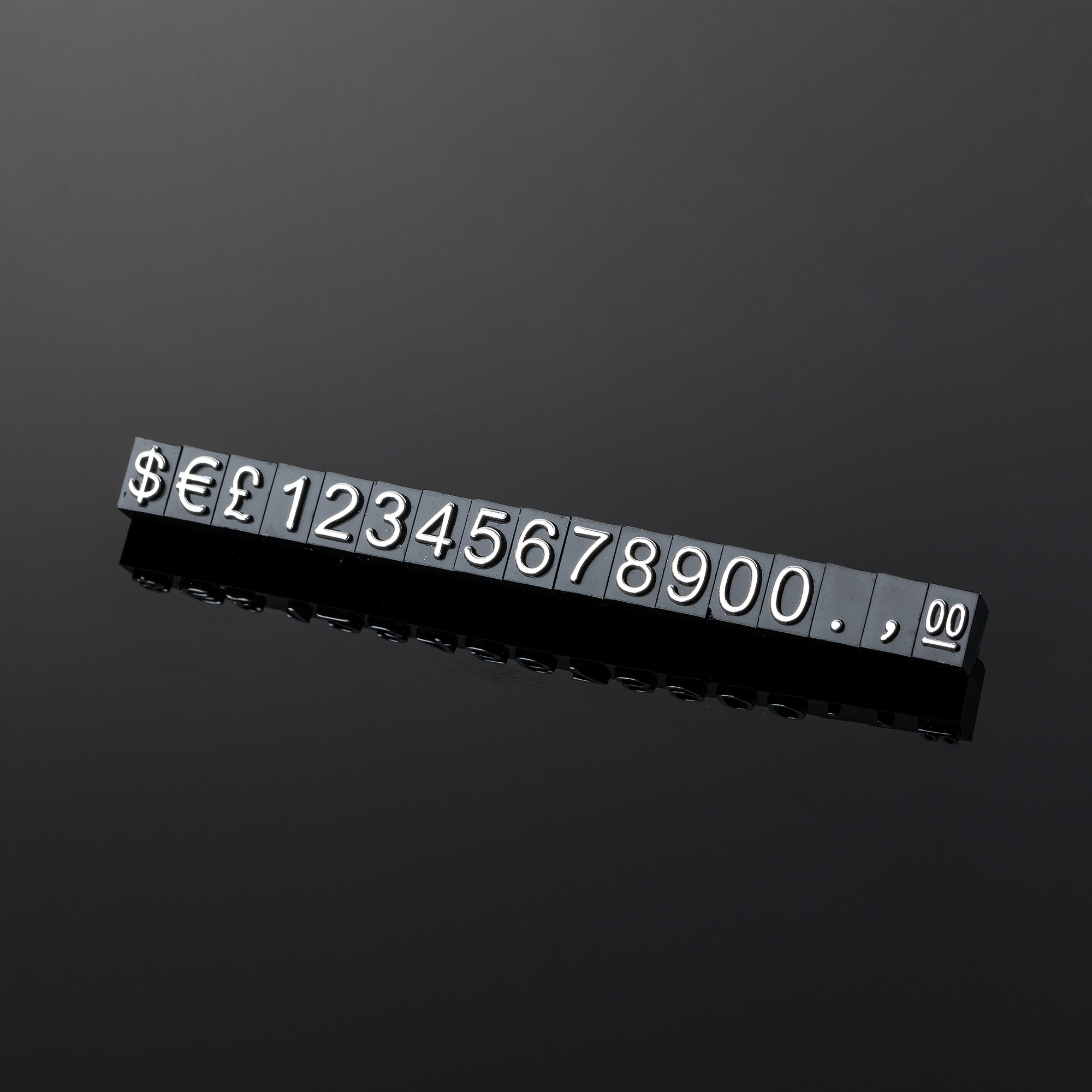 6x4mm Jewellery Display Price Digital Cube For Retail Shop Display Customizable