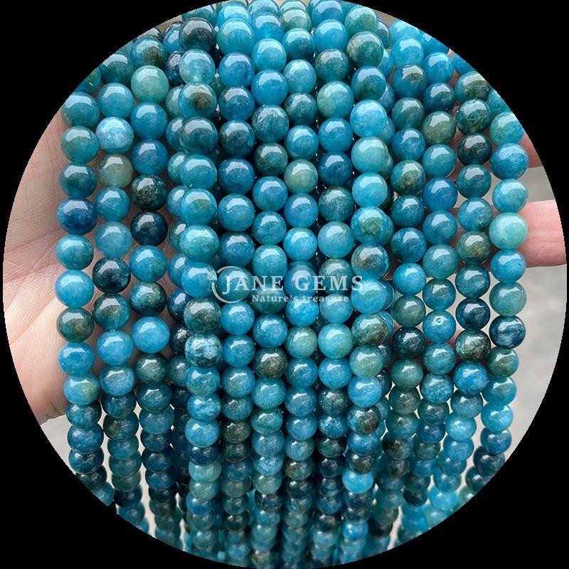 Round Cut Gems Bead Various Colors Chalcedony Loose Bead Strands Suitable for Bracelets from Origin