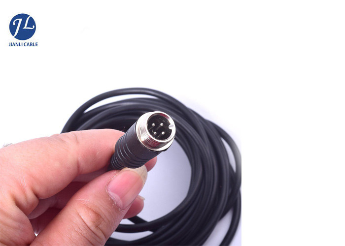 Customize IP67 12MM Male To Male Extension Cable For Heavy Duty Vehicles Camera