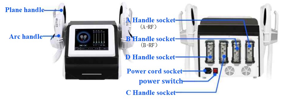 300 - 4000w Tesla EMS Machine Electromagnetic Body Sculpture Slimming Machine 150Hz