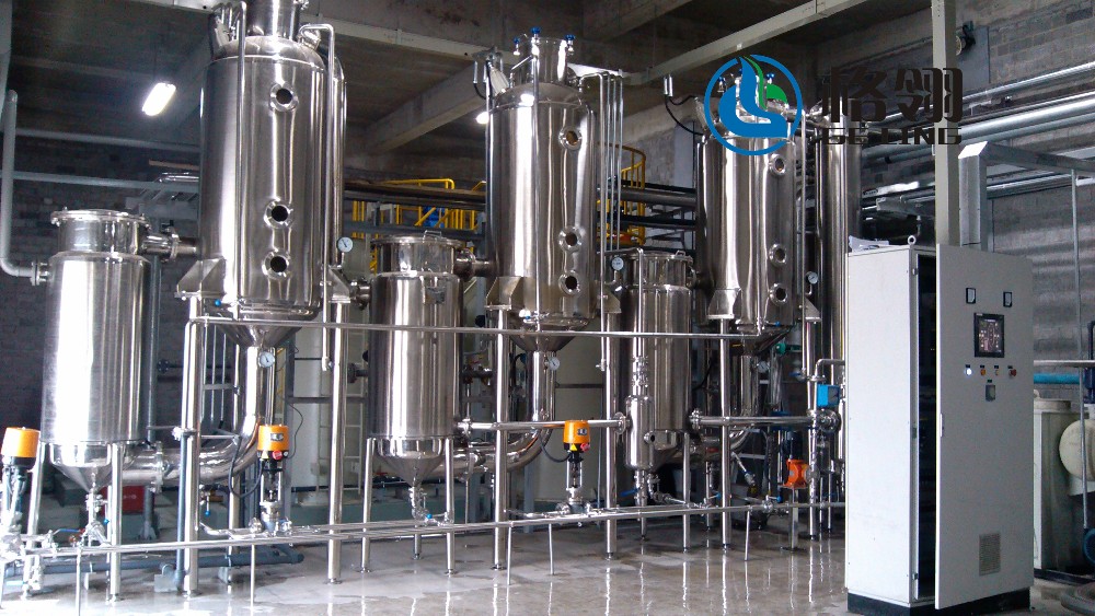100L-1000L Falling Film Evaporator Triple Effect Milk Liquid Concentration