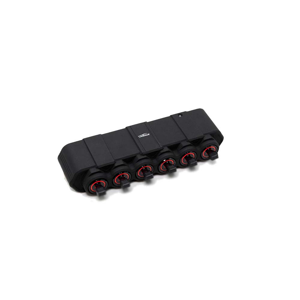 Universal Car Aluminum Alloy 6 Gang On-Off Control Switch Panel for Wide Application