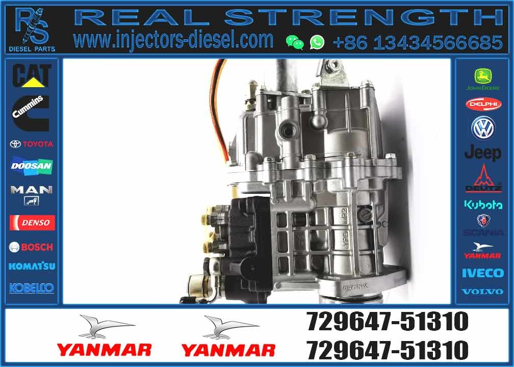 Diesel Fuel Injector Pump 4D88E X4 PC55 For Excavator Engine Fuel Injector Pump Assy 729647-51310