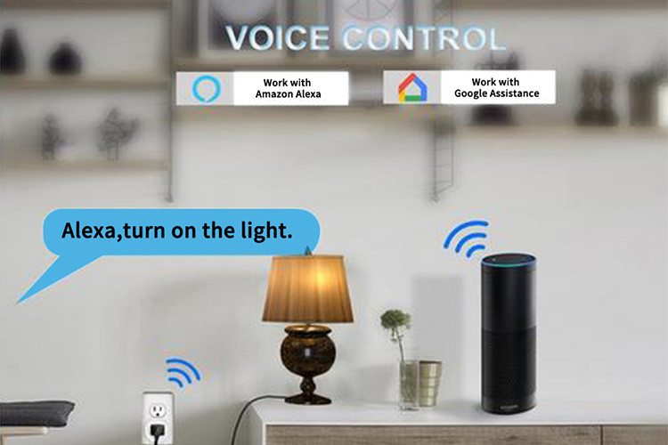 68g 220V Wifi Smart Plug Socket Remote Control US Style For Home