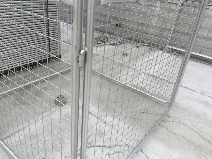 Large Temporary Fence Panel Industrial Waste Bins Cage 1500mm X 2000mm X 2000mm