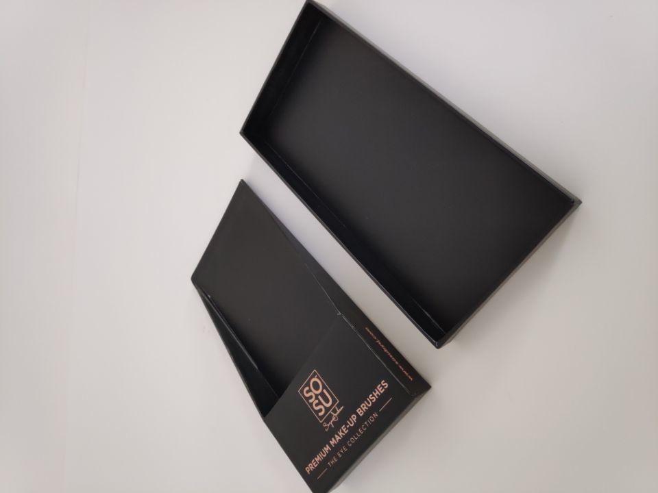 Customize logo special design cardboard drawer paper packaging box for cosmetics