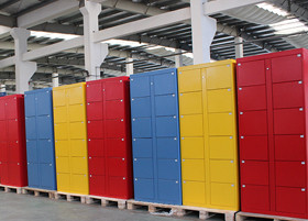 CE FCC Electronic Post / Mail Lockers with Advertising Videos 19” LCD Display