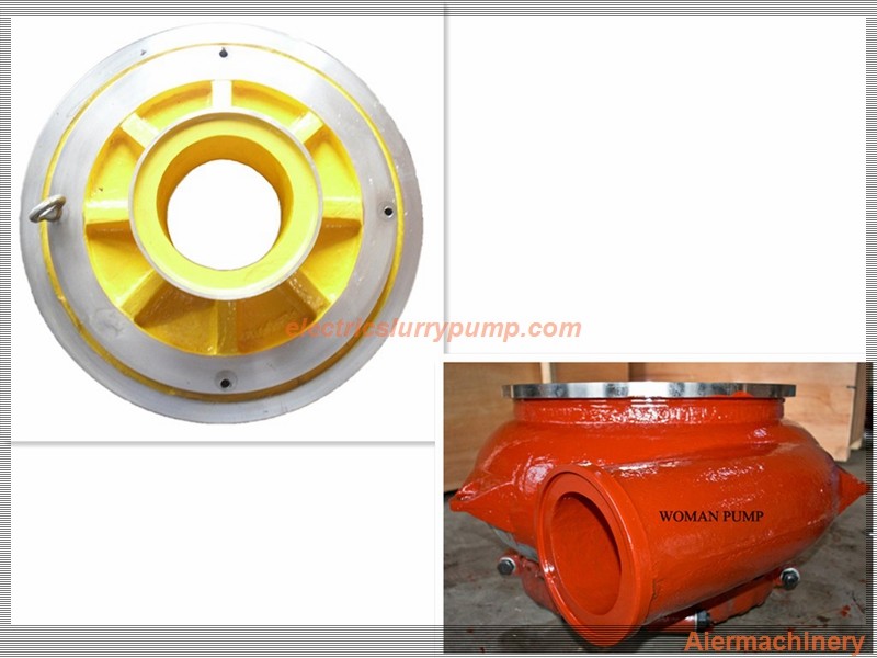 Red Stainless Steel Centrifugal Pump Parts Abrasion Resistance Easy Maintenance