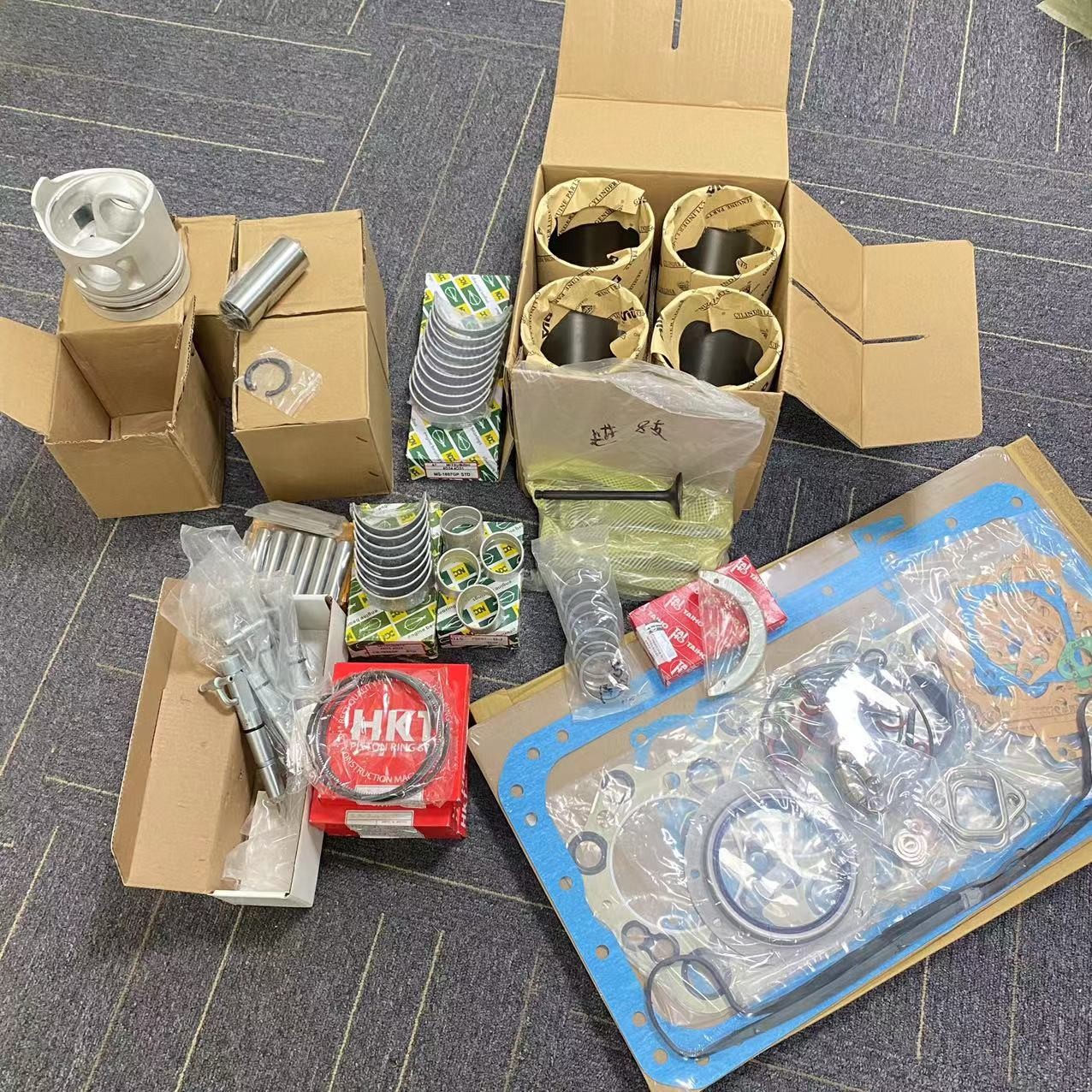 4D34T Rebuild Kit 3.9L Mitsubishi Engine Spare Parts FE FG Excavator