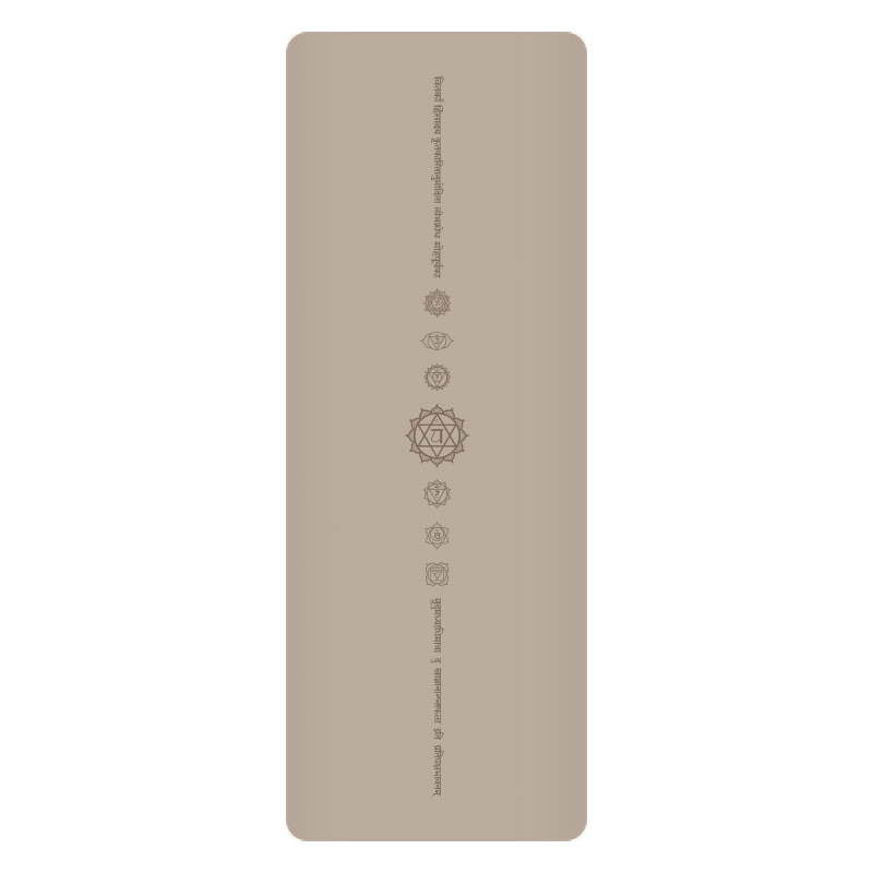Factory Custom Non Slip Eco Friendly Fitness Printed PU Rubber Yoga Pilates Mat