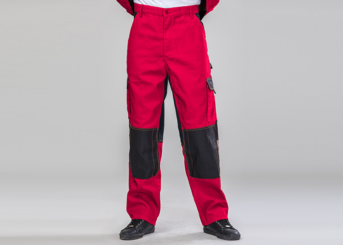 Durable Polycotton Blended Protective Safety Clothing Contrast Jacket Trousers Suit