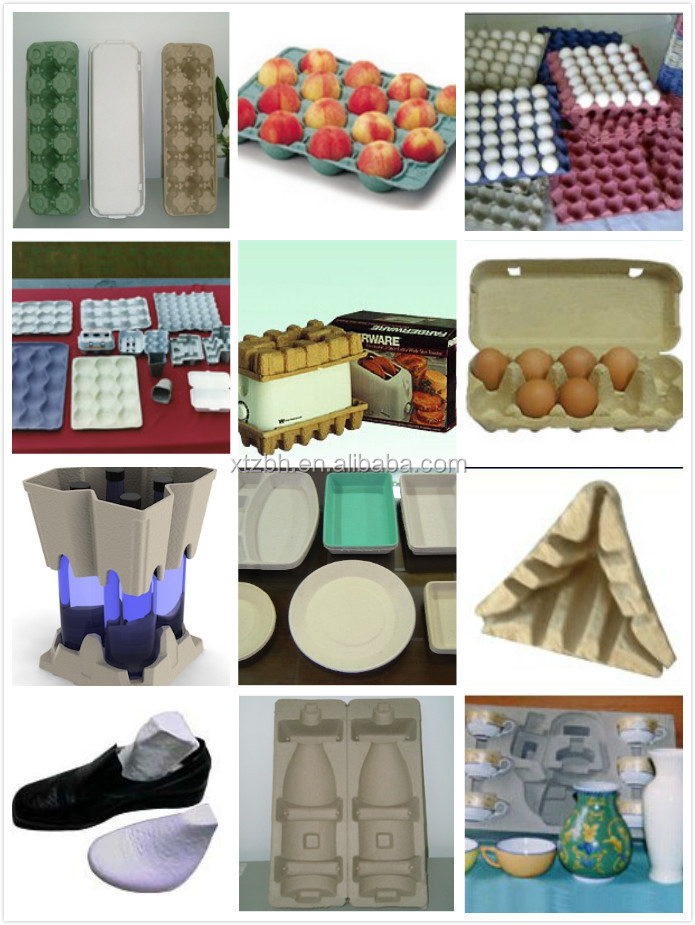 Waste Paper Rotary Egg Tray Machine Line 6000 pcs/hr