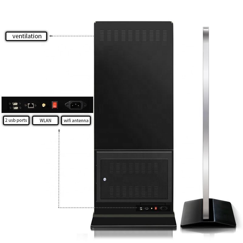 TFT Type 55 Inch Indoor Wall Mounted LCD Digital Signage