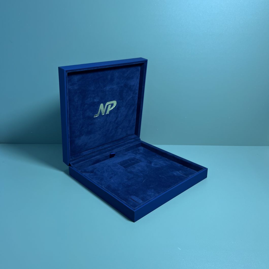 OEM ODM Plastic Jewelry Box Soft Touch Paper Ring/Earrings/Pendant/Bracelet /Watch Gift Pack Set Packaging Storage Display Box