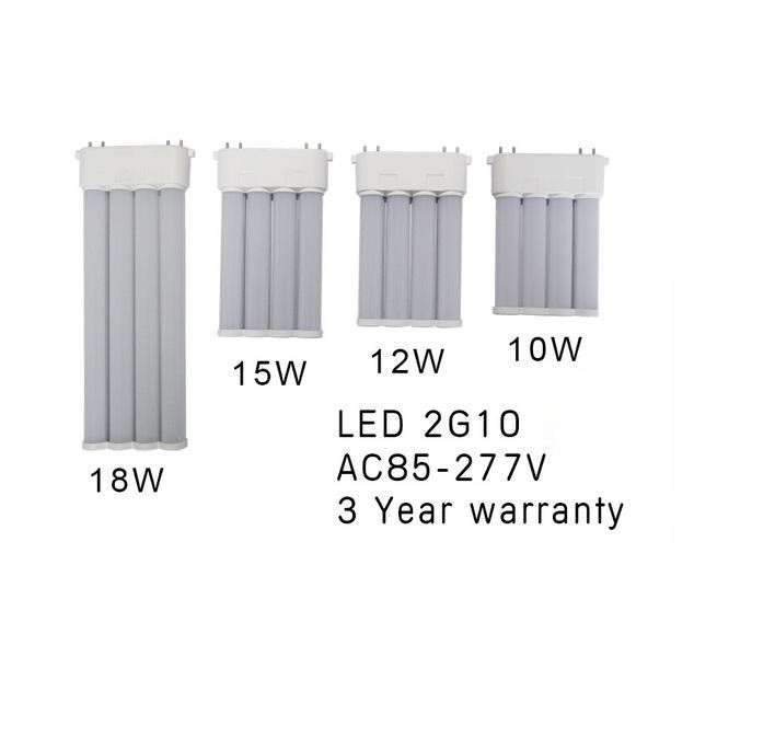 TYPE A+B 2G10 led PL light 18W CRI80 120LM/W 2835smd AC85-277V Three-year warranty
