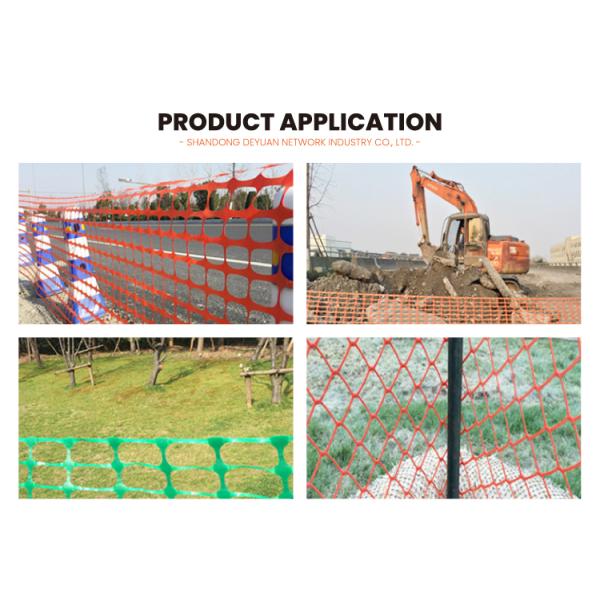 Plastic Safety Security Fence Orange Plastic Safety Snow Safety Barrier Mesh