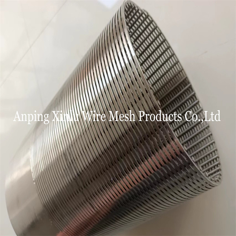 8-5/8" 50bar Stainless Steel 304/316 Wedge Wire Water Well Screen Pipe For Water Supply