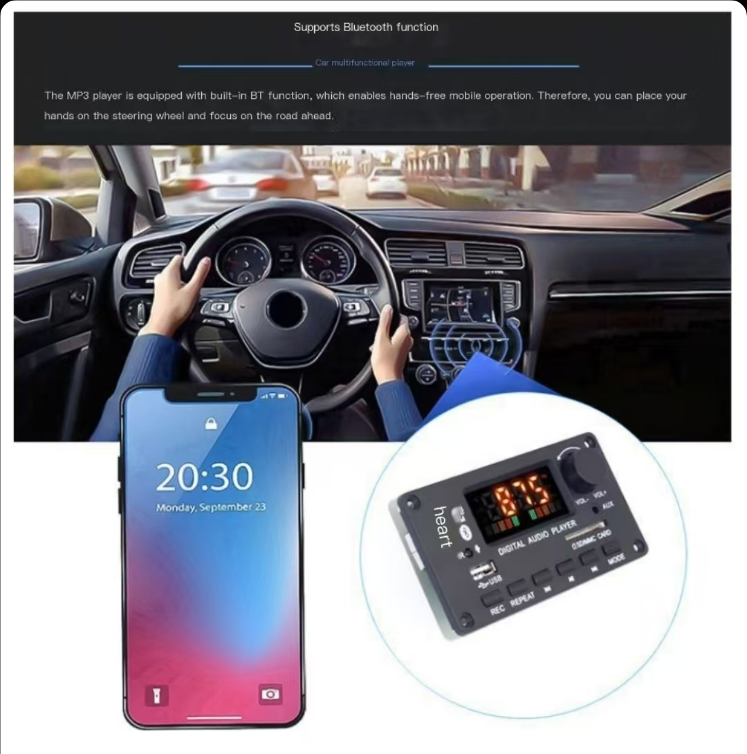 High Power BLUETOOTH Module Car Amplifier Motherboard for APE Audio Format Support