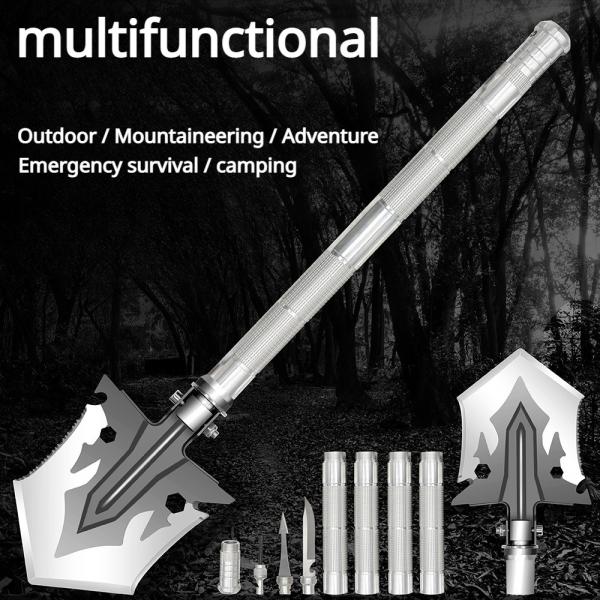 Outdoor multifunctional military shovel, camping survival, mountaineering,
