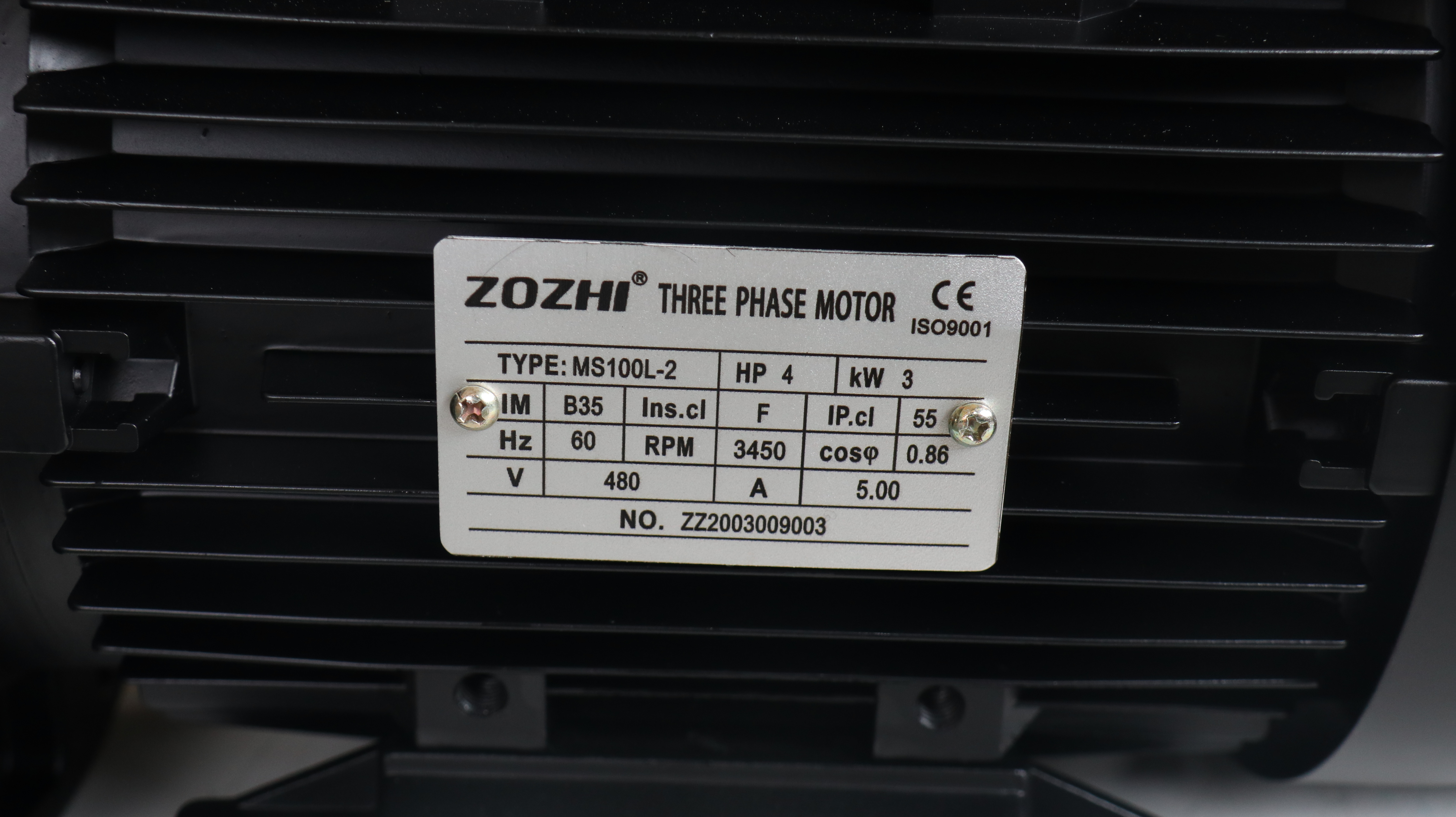 MS three phase induction motor