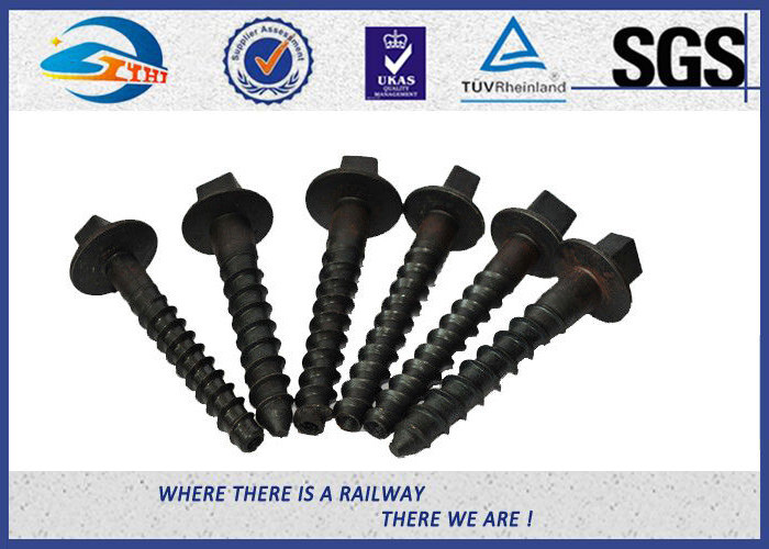 ASTM Hot Dip Galvanized Railway Sleeper Screws Double End Screw Spike