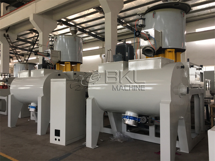 PVC Powder Plastic Mixing Machine 600L High Speed Mixer For Plastic
