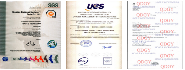dot fmvss106 approved brake hydraulic hose catalog