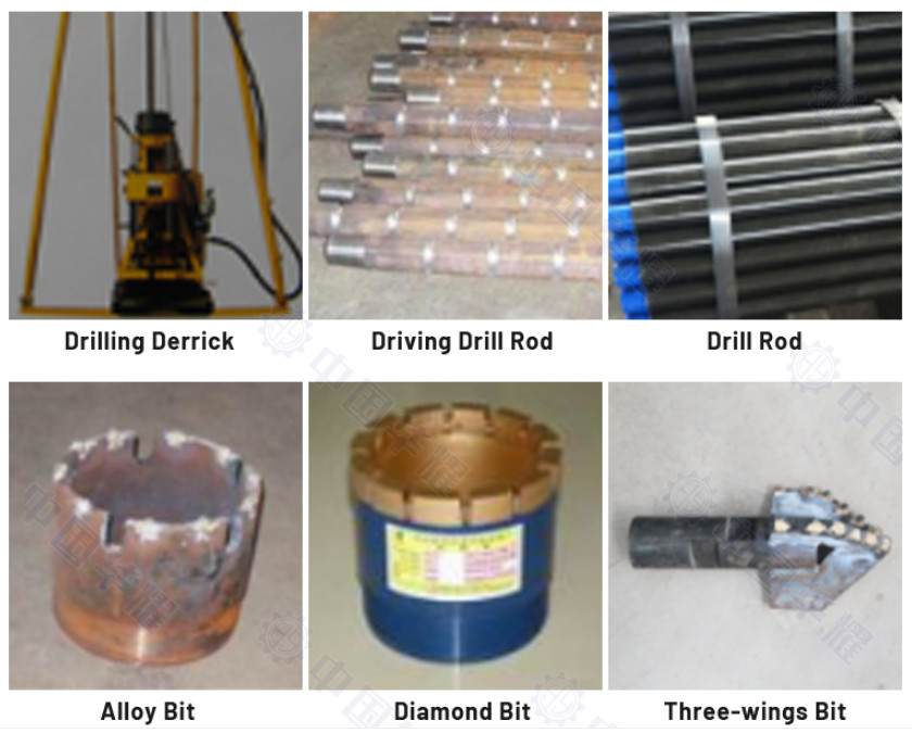 Soil Sample Testing 380V Core Drilling Machine For Mining